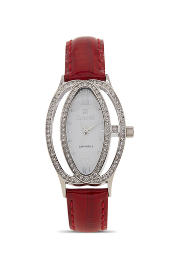 GENEVAL Women's Leather Analog Watch GLS146WWR