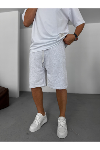 BYBASICMAN Light Gray 3 Thread Basic Shorts By-87