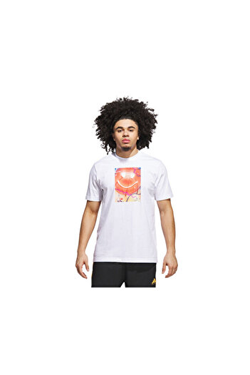 adidas Spotlight Tee 2 Ανδρικό μπλουζάκι μπάσκετ JV8433 Λευκό