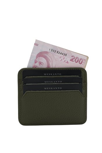 Meskanto Lena Genuine Leather Slim Card Holder Wallet