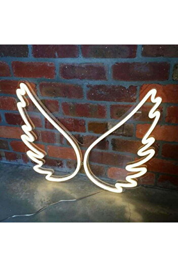 Led Angel Wings Yellow Light