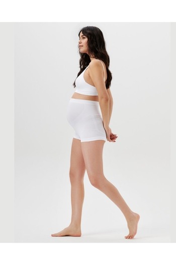 NOPPIES White seamless maternity tights