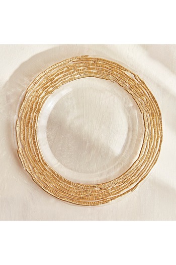 Generic Emily Glass Charger Plate - 33 cm