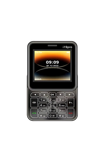 BLMAG Telefon Mini Slide i 19 Pro, 2.4 inch, Dual SIM, camera, FM, Bluetooth, negru