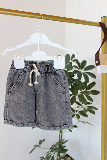 genybaby Baby Boy Summer T-Shirt Shorts Set - Printed 2-Piece Set - Gray