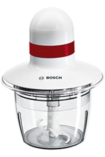 Bosch MMRP1000 electric food chopper 0.8 L 400 W Red Transparent White