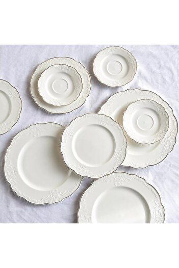 Generic Silia 32-Piece New Bone China Dinner Set - Serves 6