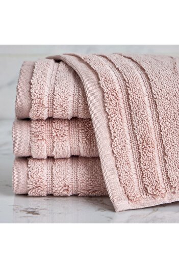 Generic Egyptian 4-Piece 600 GSM Cotton Fingertip Towel Set - 30x30 cm