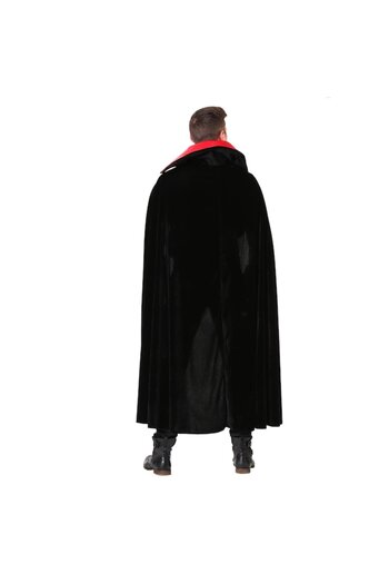 OEM Halloween Costume Men's Cape, Black Cloak, One Size