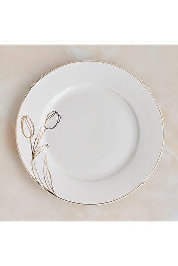 Generic Tulip Porcelain Side Plate - 19 cm