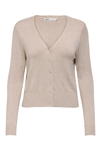ONLY Onlvenice Beige Women's Cardigan 15333985