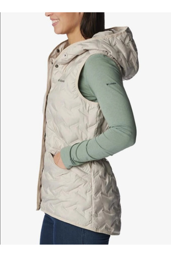 Columbia Delta Ridge™ II Down Hooded Vest Bej Kadın Outdoor Yelek WK8716