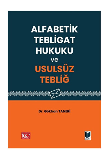 Adalet Yayınevi Alfabetik Tebligat Hukuku ve Usulsüz Tebliğ/ÖZEL BASKILI KRAFT DEFTER HEDİYE