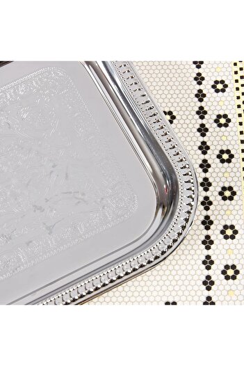 Generic Lenox Rectangular Tray with Laser Design