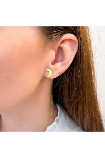 Bijuteria SORELLY Cercei Fir Aur 14k cu Semiluna