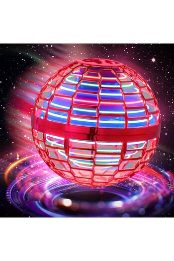 Generic New Flying Orb Ball - Hand-Controlled Hover Spinner Toy (Red)
