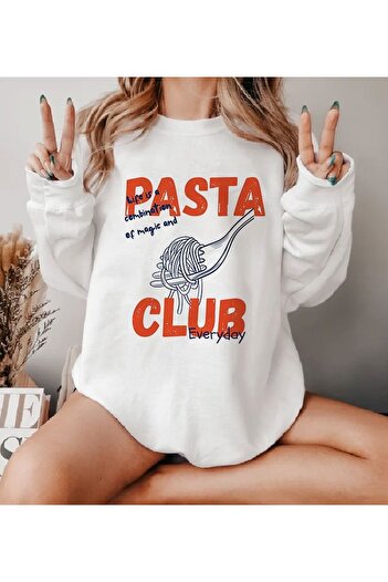 sole stories Μακρυμάνικο φούτερ με στάμπα Premium Oversize Cut
