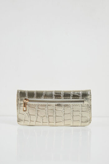 Arma Life Women's Embossed Patterned Faux Leather Gold Handbag