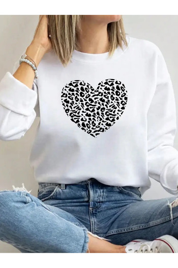 sole stories Μακρυμάνικο φούτερ με στάμπα Premium Oversize Cut