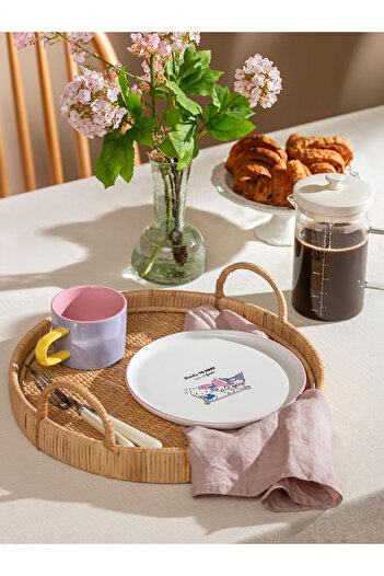 LC Waikiki Timeless Recommendations from Timeless Store |   Kuromi Printed Ceramic Cake Plate 22 cm