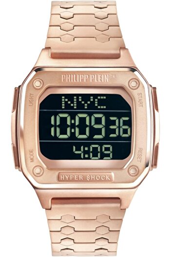 PHILIPP PLEIN PWHAA0721 Hyper Hock Digital Watch for Unisex, 42 mm Size, Rose