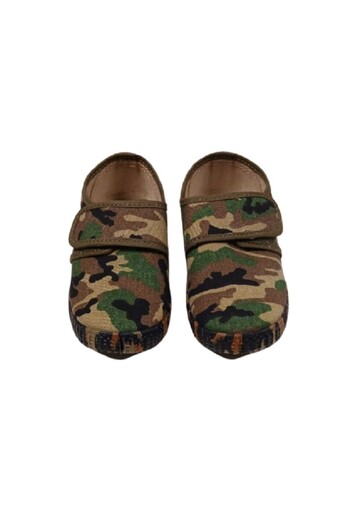 PIKKABOO -Cienta Kakhi Camou Kids Shoes