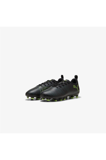 Puma Future 8 Play Fg-Ag Kids Black Turf Football Shoes