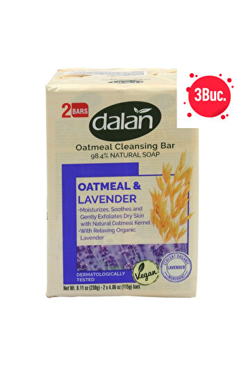 DAR X3 - ROAD OATMEAL SOLID SOAP 2BUCX115G LAVENDER