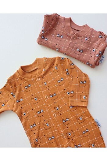 TinyAlp Basic Design Patterned Newborn Baby Boy Romper