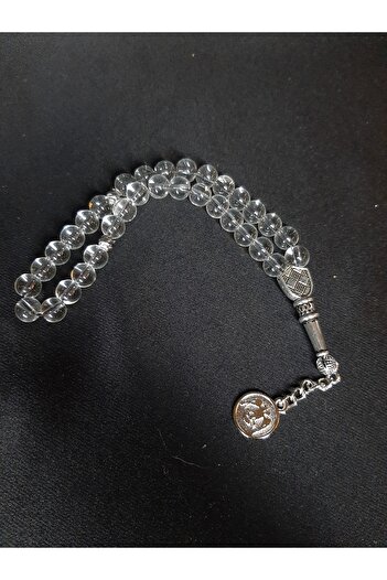 MRYart Transparent Glass Beads Prayer Beads 33 Pieces