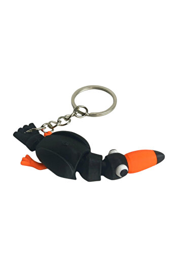 NBShop Toucan Bird Keychain - Cute Keychain & Bag Accessory with Movable Body