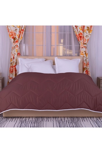 PATONE Winter Wool Quilt Damask Brown, 180x210 cm, PLIDPMARO180