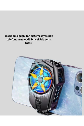 ZERO LAND Hn-Shop Universal Phone Cooling Fan with Digital Display