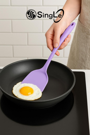 Single (1 Pc) Hard Tip Extra Wide Mouth Silicone Spatula