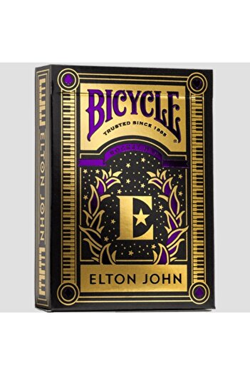 OyuncaklarÜlkesi Bicycle Elton John Playing Cards Premium Playing Card Deck of Playing Cards