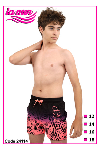 La Mer Lamir Sunset Oasis Boys' Swim Shorts