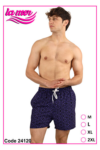 La Mer Simple and stylish men's swim shorts provide comfort and freedom of movement.