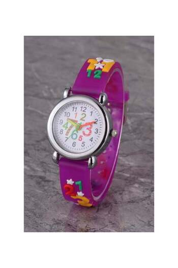 FuryaTedarik Colorful Themed Children's Wristwatch Analog Fun Band