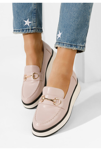 B T Shoes Béžové mokasíny dámske Dianna