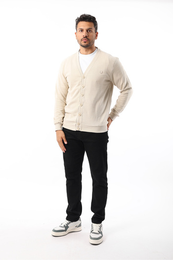 Rodrigo Men's Thessaloniki 100% Cotton Buttoned Cardigan
