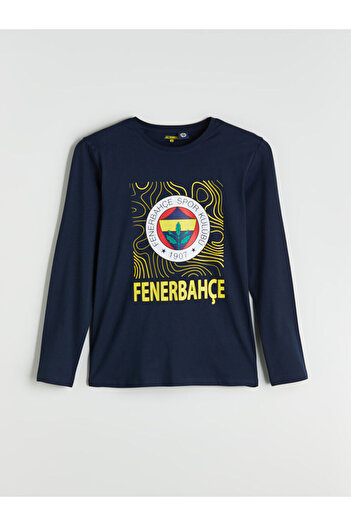 LC Waikiki Standart Kalıp Fenerbahçe Baskılı Erkek Taraftar Pijama Takımı