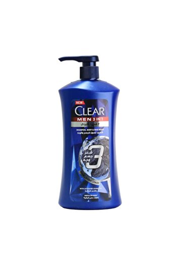 Clear شامبو وغسول للجسم والوجه 3 في 1 للرجال 900 مل