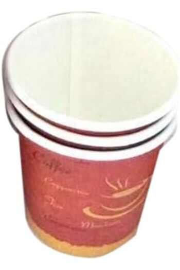 Alsaqer Paper Kahwa Cups 500-Pieces, 2.5 oz Capacity, Red