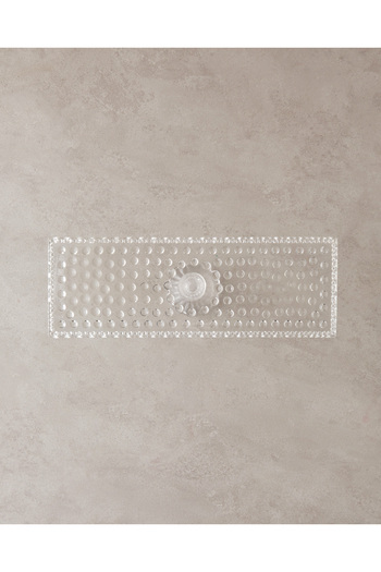 English Home Bubbles Glass Cake Stand 39.5X13.5X11 cm Transparent