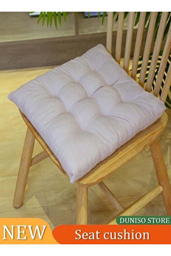 Generic Cushion for Home Office Living Room Dining Room Solid Color Chair Cushions Comfortable Floor Cushion