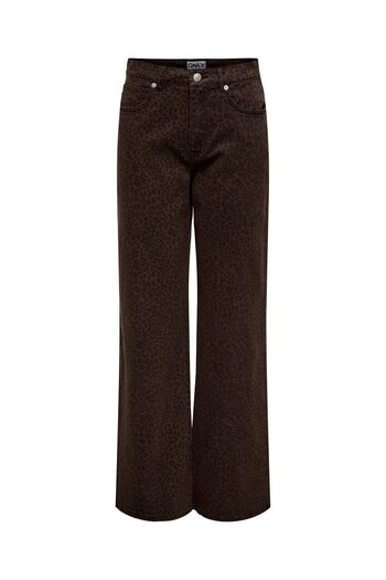 ONLY Jeans mit weitem Bein ONLMADISON Hohe Taille Weiter Beinschnitt Jeans