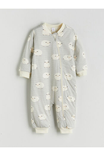 LC Waikiki Ecru 1.0 Tog Chick Printed Baby Boy Sleeping Bag