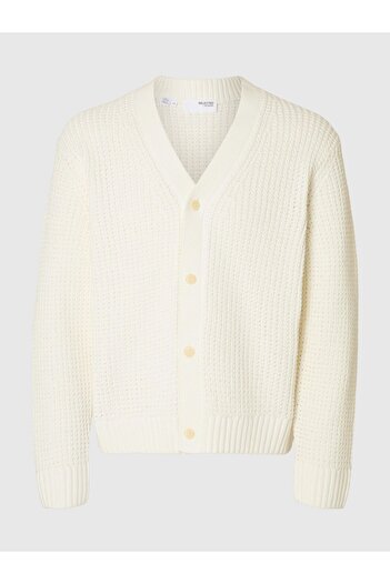Selected Homme Strickjacke Relaxed Fit Baumwoll