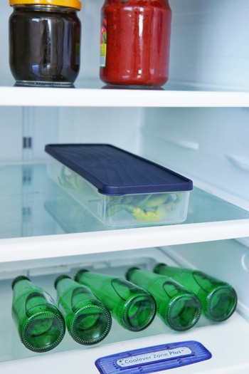EVLE Deep Freezer Storage Container 1 Lt, Blue