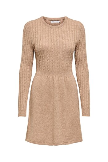 ONLY Strickkleid ONLFIA Midikleid